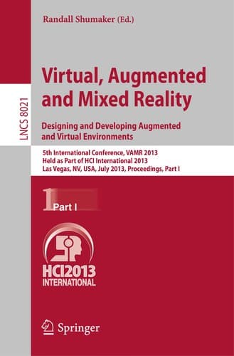 Tapa de Virtual Augmented and Mixed Reality. Designing and Developing Augmented and Virtual Environments