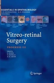 Tapa de Vitreo-retinal Surgery