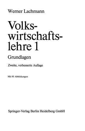 Tapa de Volkswirtschaftslehre 1