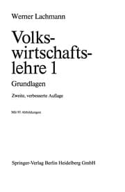 Tapa de Volkswirtschaftslehre 1