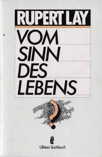 Tapa de Vom Sinn des Lebens