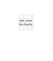 Tapa de Von Laves bis heute