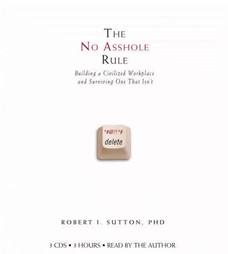 Tapa de The No Asshole Rule