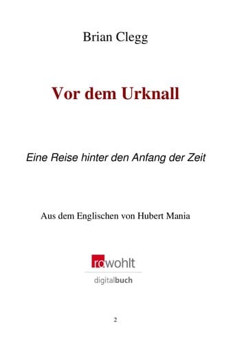 Tapa de Vor dem Urknall