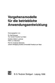 Tapa de Vorgehensmodelle für die betriebliche Anwendungsentwicklung
