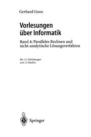 Tapa de Vorlesungen über Informatik