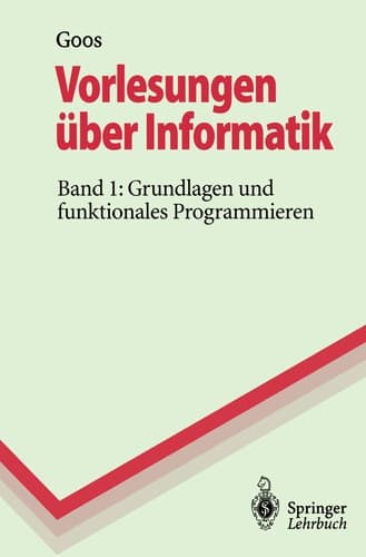 Tapa de Vorlesungen über Informatik