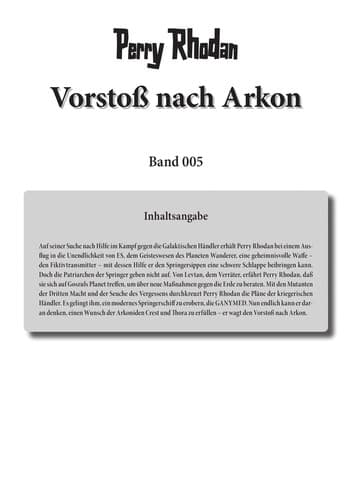 Tapa de Vorstoß nach Arkon