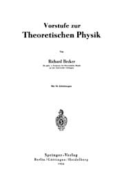 Tapa de Vorstufe zur theoretischen Physik
