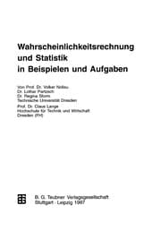 Tapa de Wahrscheinlichkeitsrechnung und Statistik in Beispielen und Aufgaben