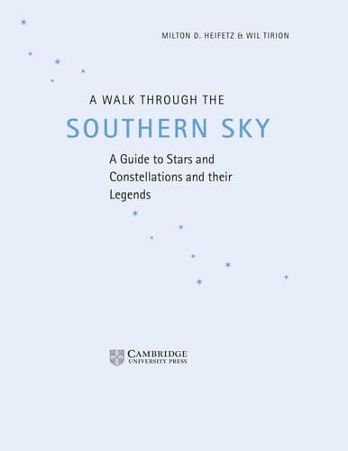 Tapa de A walk through the southern sky