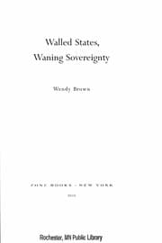 Tapa de Walled states, waning sovereignty