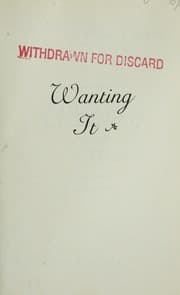 Tapa de Wanting it