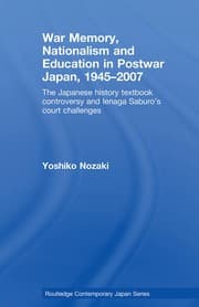 Tapa de War memory, nationalism and education in post-war Japan, 1945-2007