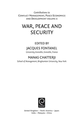 Tapa de War, peace and security