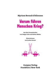 Tapa de Warum fu hren Menschen Krieg?