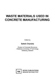 Tapa de Waste materials used in concrete manufacturing