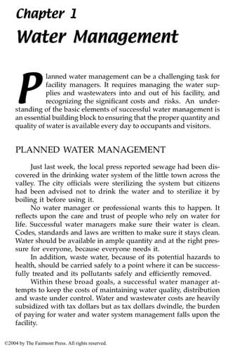 Tapa de Water quality systems