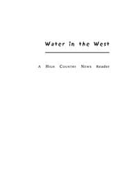 Tapa de Water in the West