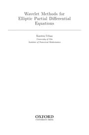 Tapa de Wavelet methods for elliptic partial differential equations