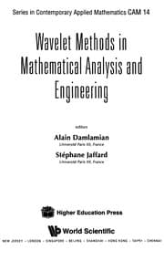 Tapa de Wavelet methods in mathematical analysis and engineering