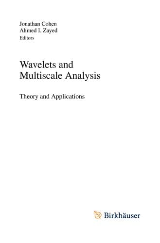 Tapa de Wavelets and Multiscale Analysis