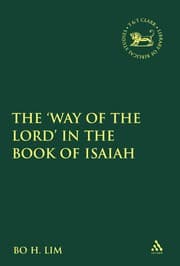 Tapa de The "way of the Lord" in the book of Isaiah