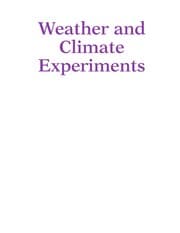 Tapa de Weather and climate experiments