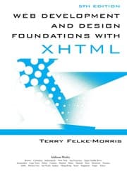 Tapa de Web development and design foundations with XHTML