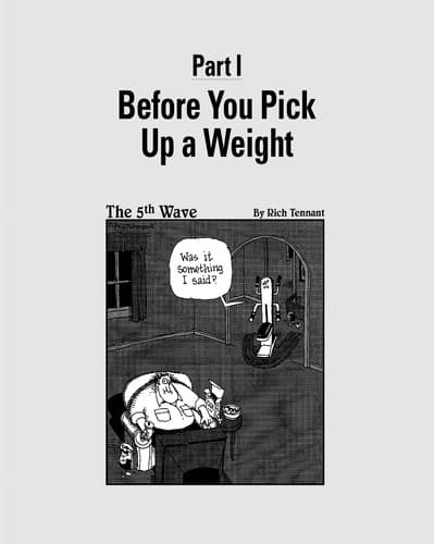 Tapa de Weight training for dummies