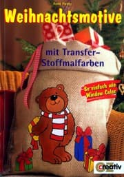Tapa de Weihnachtsmotive mit Transfer-Stoffmalfarben