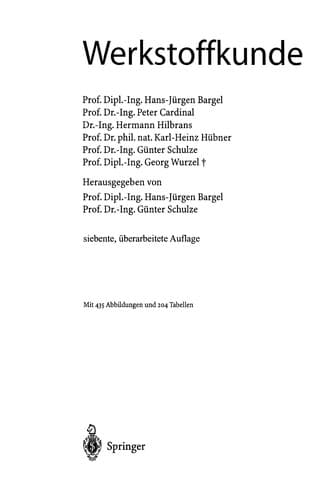 Tapa de Werkstoffkunde