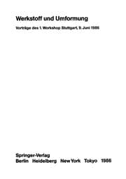Tapa de Werkstoff und Umformung