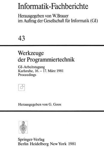 Tapa de Werkzeuge der Programmiertechnik