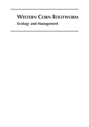 Tapa de Western corn rootworm