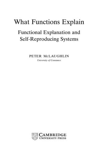 Tapa de What functions explain