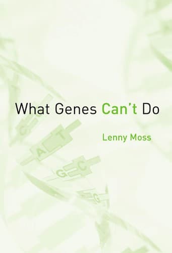 Tapa de What genes can't do