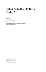 Tapa de What is radical politics today?