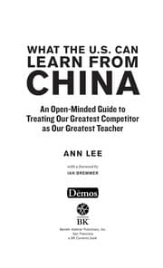 Tapa de What the U.S. can learn from China