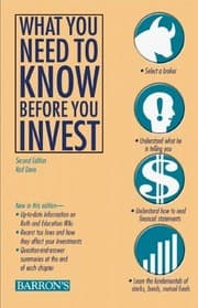 Tapa de What you need to know before you invest