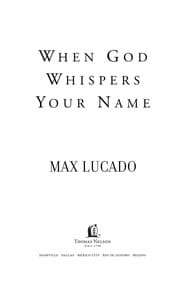 Tapa de When God whispers your name