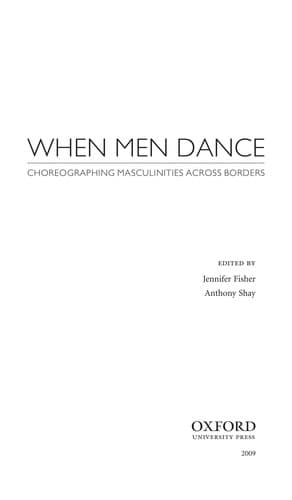 Tapa de When men dance