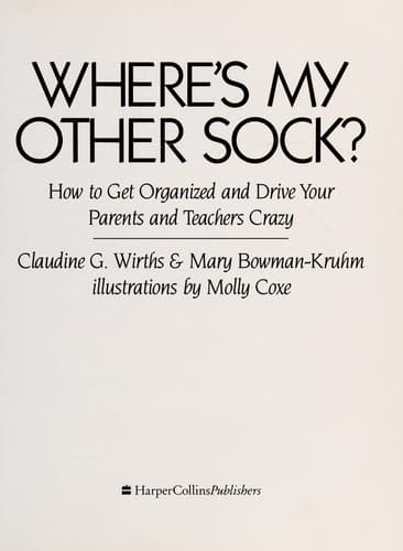 Tapa de Where's my other sock?