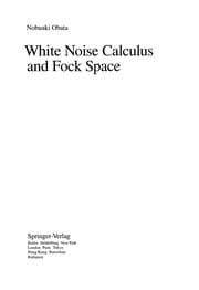 Tapa de White noise calculus and Fock space