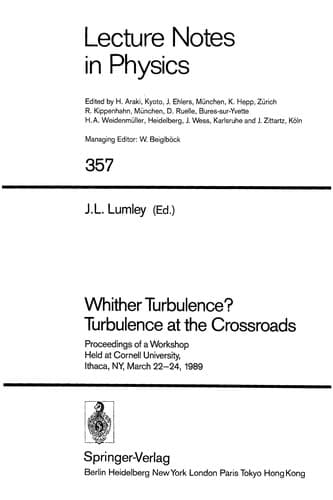 Tapa de Whither turbulence?