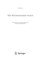 Tapa de Die Mathematiker ticken