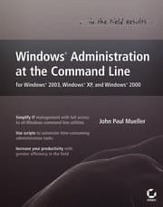 Tapa de Windows administration at the command line