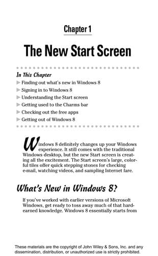 Tapa de Windows 8 for dummies