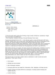 Tapa de Windows forms programming in C
