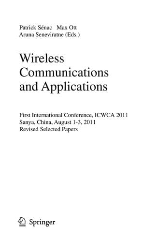 Tapa de Wireless Communications and Applications